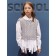 Knitted children's vests Amarobaby Mesh, height 128 cm, color gray color