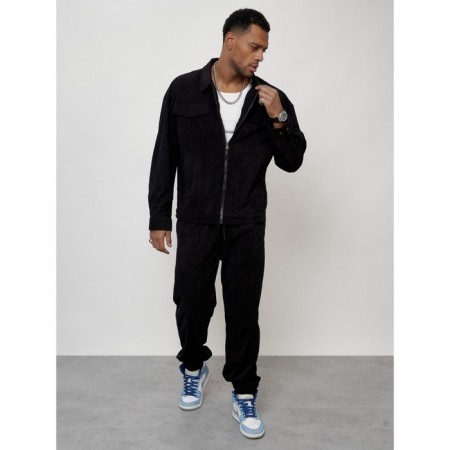 Sports suit men's, size 48, black color-11