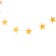Girland "Star", 200 cm, gold color