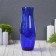 VAZ S-64 H 260 mm. from blue glass (manual painting) Fig. No. 15 (Bel.)