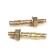 Anchor, wedge, yellow zinc, 10x65 mm, 75 pcs