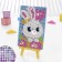 Diamond mosaic with partial filling on the stand for children "Bunny", 10 x 15 cm