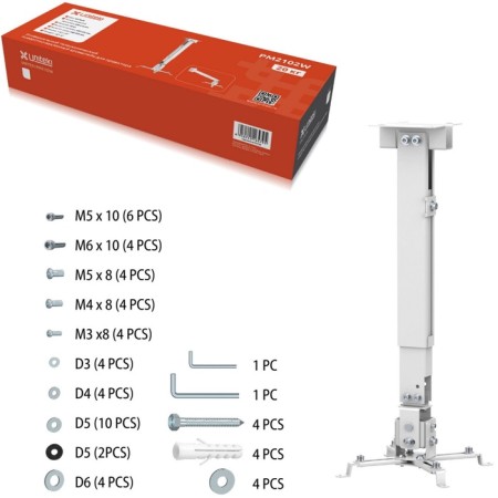 Crasstein Uniteki PM2102W White for the projector-9