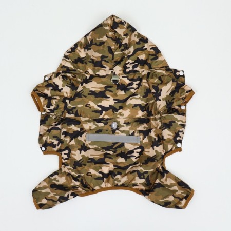 Dogs, demi -season with lining, size XS (DS 22, OG 34 cm), camouflage-13