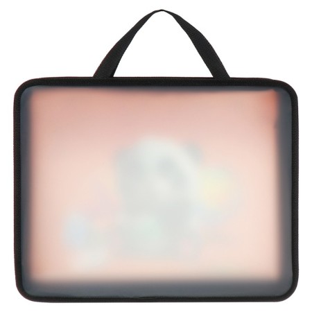 Folder with A4 handles, 330 x 260 x 75 mm, plastic, pens, Calligrata "Panda"-2