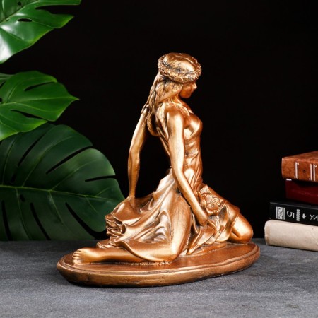 Figure "Girl Spring" Bronze, 31x20x33cm-1