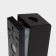 Savanna liquid dispenser, mechanical, 600 ml, plastic, black color
