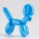 Ball for Twisting latex 150 ", mother -of -pearl, set 10 pcs., Blue color