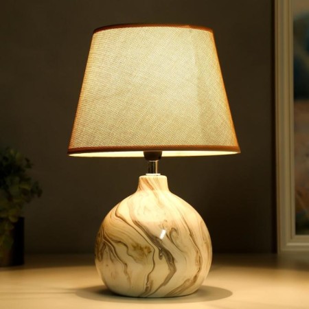 Table lamp 16255/1BG E14 40W Beige 23x23x35 cm Risalux-2