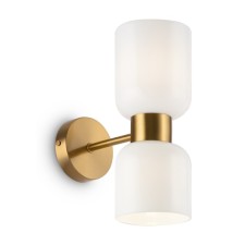 Wall lamp 60W, 2HE27, 29x15 cm, brass
