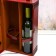 Casket wood, leatherette for 2 bottles "winemaking" 4 red-brown items 35x12x20 cm