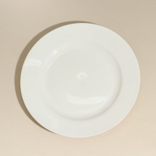 Porcelain plate City, d = 23 cm, white