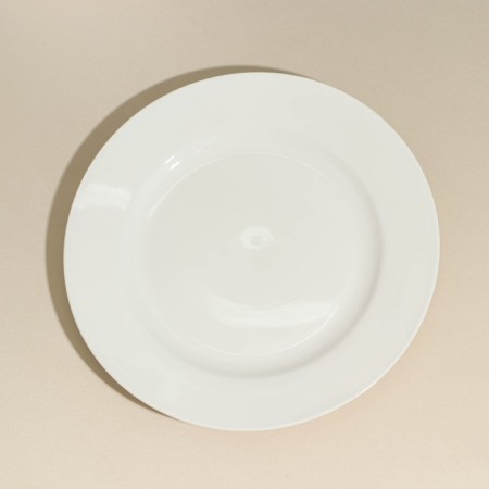 Porcelain plate City, d = 23 cm, white