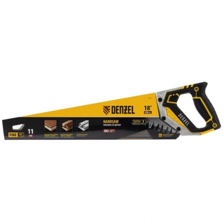 Denzel 24145 wood hacksaw, 2k handle, 2k handle, 9 tpi, 400 mm-3