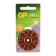 Battery of Zinc GP, ZA312 (PR41) -6BL, for hearing aids, 1.4V, blister, 6 pcs.