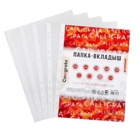 A4, 60 μm, calligrata, dense, matte, vertical, 100 pieces-1