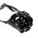 Muzzle leather whole -stone pit bulblerer, DN 8 cm, ohm 30 cm, black