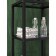 Bathroom rack 3, 350x250x964, black muar/colorless glass