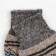 Women's Woolen socks "Ornament", nut color, size 25