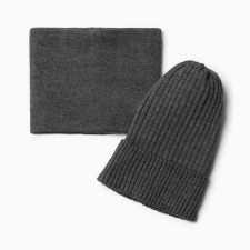 Set for a boy, dark gray color, size 52-56