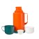 Thermos 1.2 l, with a glass flask, retains heat 18 hours, 15 x 28 cm, orange