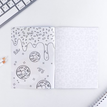 Block-painting in a soft cover on the paper clip “Will you be a cookie?”, A6 12 sheets-2