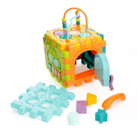 Developing toy "Logic Cube", light and sound effects-4