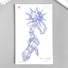 Tattoo on the body blue 