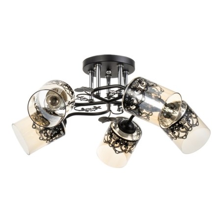 RUZANNA CHUST 5HA27 40W black and gold 60x60x27 cm Bayerlux