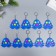 Trick Rubber Antistress (endless pimpa) "Blue Osminog" MIX 9x8.5 cm