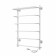 Electric towel Indigo Hit, 800x500 mm, hidden installation, white