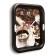 Wall clock, series: kitchen, "coffee", smooth move, d-18.5 cm