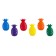 Wax pencils "Pineapple", set of 6 colors