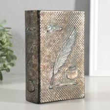 Broke-book wood, leatherette 