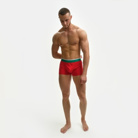 Panties boxers are male, color red mix, size 48-3