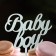 Topper "Baby Boy", lightly blue, give beautifully