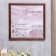 Photo frame pine С14 01/6 wenge 25x25 cm (plastic screen)