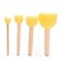Set of brushes - sponge, 4 pieces