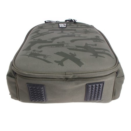 Frame backpack 38 x 30 x 20 cm + pencil case, Bruno visconti "military pattern. Defenders of the sky"-6