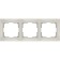 Frame for 3 posts WL03-FRAME-03, ivory color