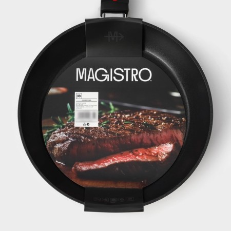 Magistro flame pan, d = 28 cm, h = 5 cm, the Soft-Touch pen, anti-stick coating, induction-8