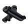 ACCOONA A63207F bath mixer, single -leaf, pour 158 mm, shower set, black