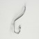 Furniture tundra hook TKT002, three -rod, chrome, 4 pcs TMP