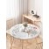 Tables on the table “Bunny in flowers”, round, oxford, elastic band, size 120x120 cm, diameter 75-100 cm