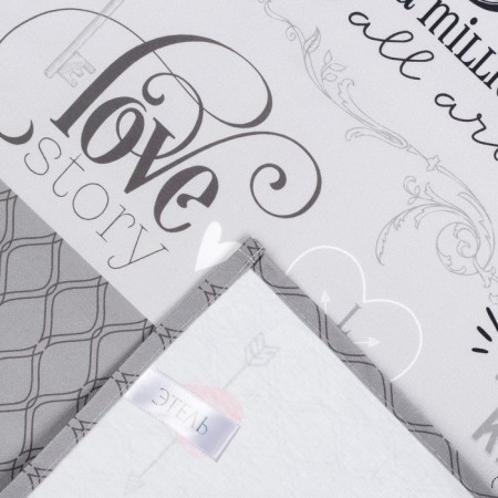 Ethel towel Love 40x67 cm, 100% cotton, sarzha 190 g/m2-11