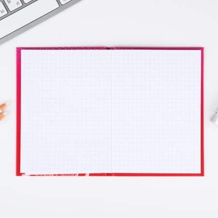 Notepad A6 in a solid cover, 40 sheets of "Princess"-1