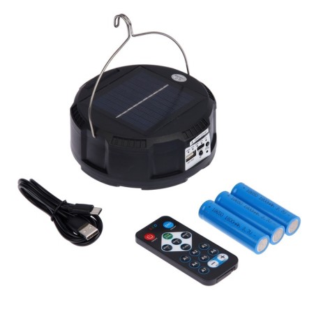 Garden lamp on the sunbater "Flight", 13 × 6 × 13 cm, 6 LED, remote control, glow RGBW-4
