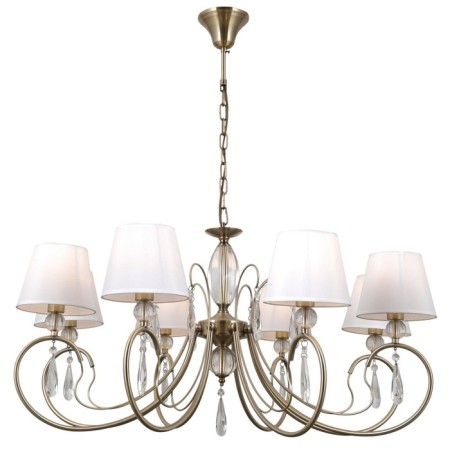 Ceiling light Gerhort G11097/8AB WT, 8x40W, E14, 96x85x85 cm, bronze color-1