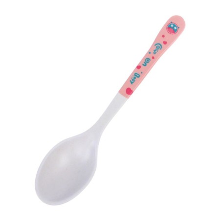 A baby spoon for bamboo feeding, oval shape, mix color-1