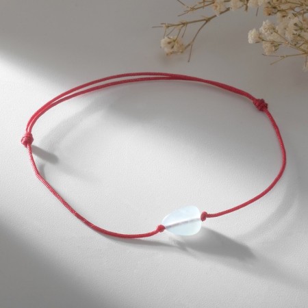 Aquamarine wishes on the burgundy thread, the length is regulated-1